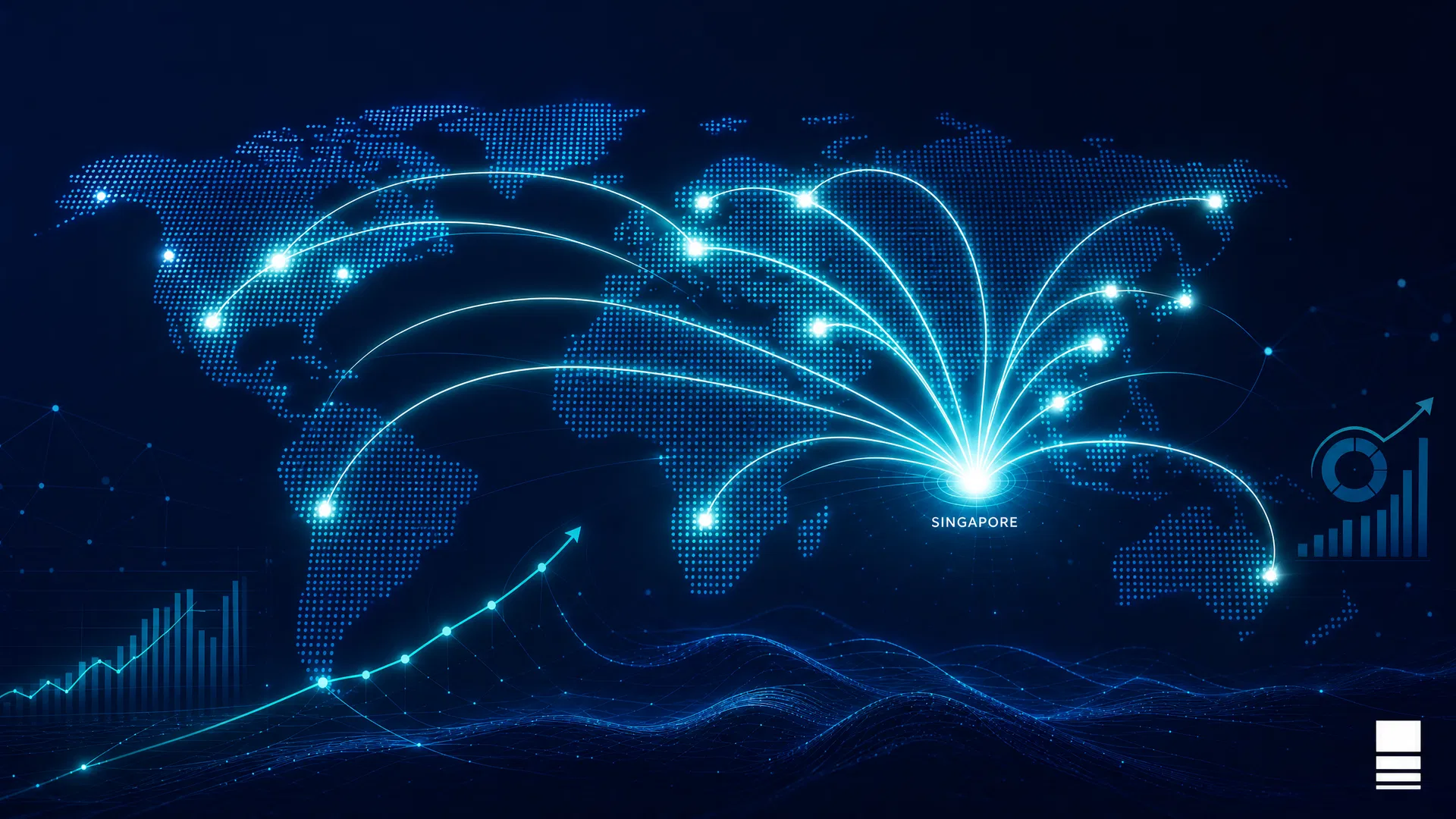 ASEAN market expansion network - Singapore as central hub